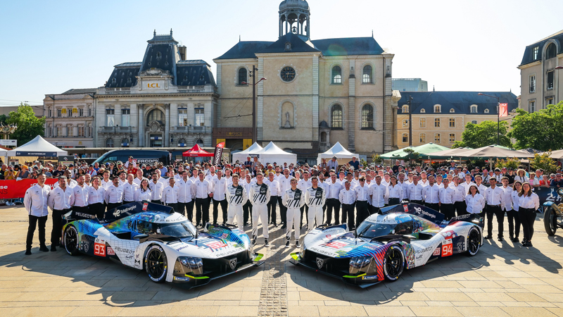 Πρώτοι γύροι στο Le Mans για την ομάδα Peugeot Total Energies!